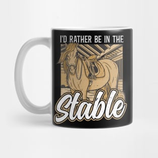 I'd Rather Be In The Stable - Clydesdale Mug